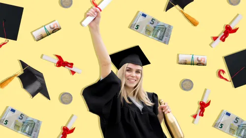 Hoeveel geef je als iemand geslaagd is?